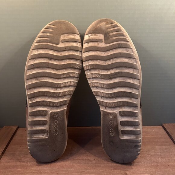 Ecco Mens Brown Slip On Loafer Moccasins Size 44 EU - Picture 8 of 8